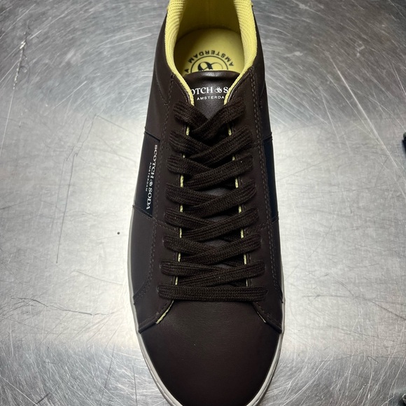 Scotch & Soda Men\'s Dark Brown Sneakers